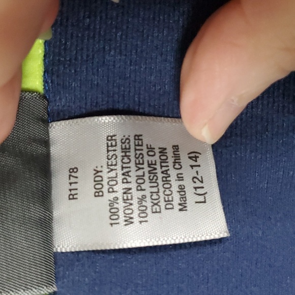 Champion Sherpa Jacket Full Front Zip Boys Size Large - Picture 5 of 6